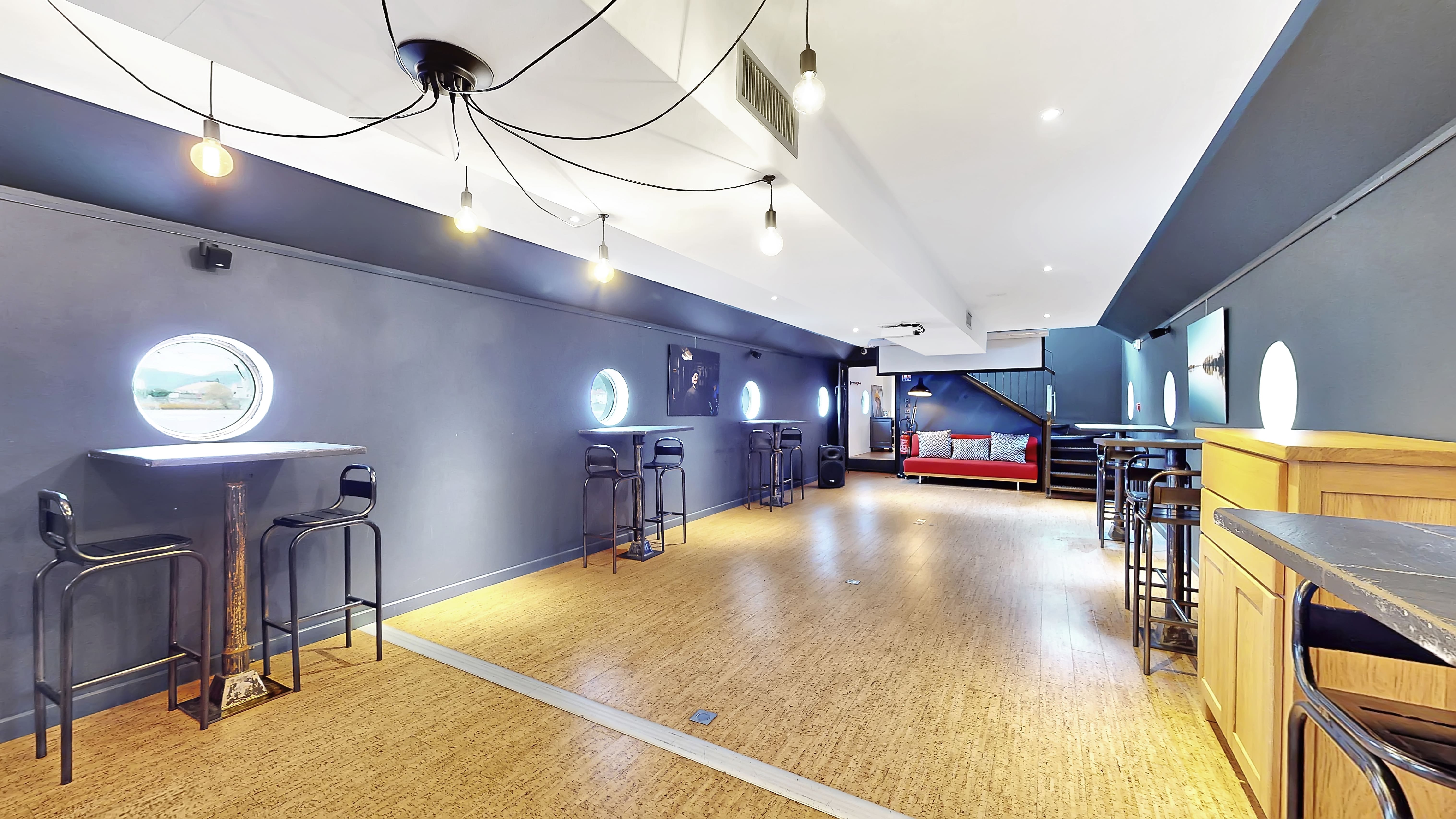 Espace intérieur de réception